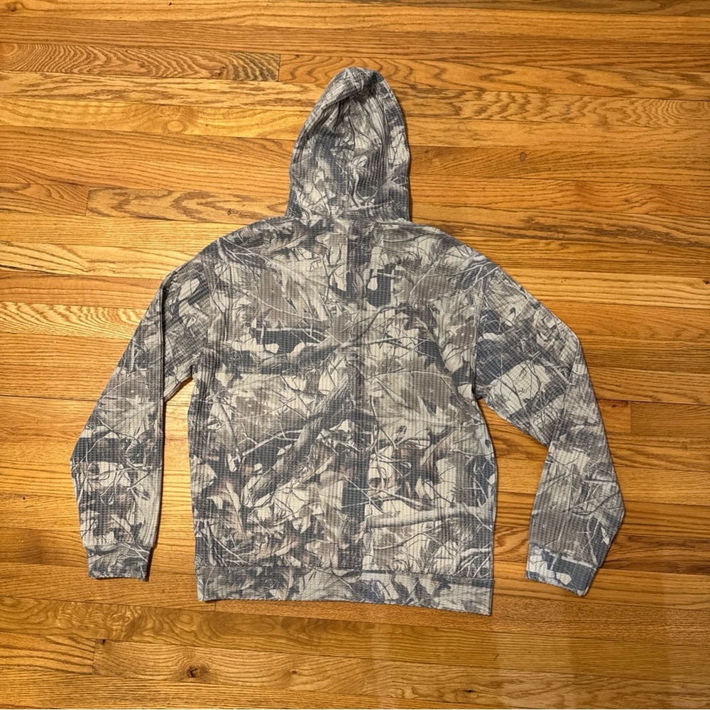 Negative Space Camouflage Hooded Jacket
